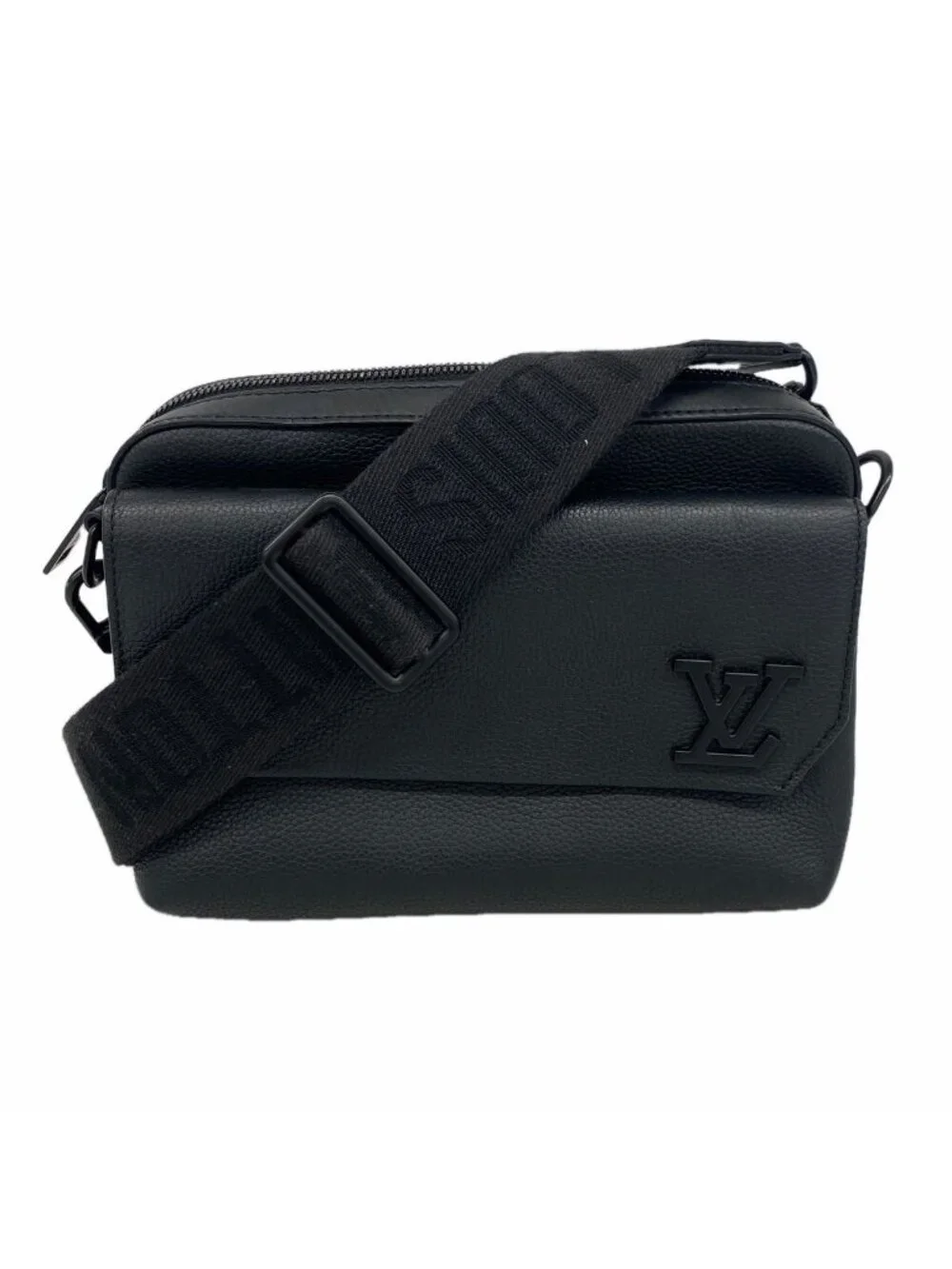 Louis Vuitton Shoulder Bag LV Aerogram Fast Line Messenger Black